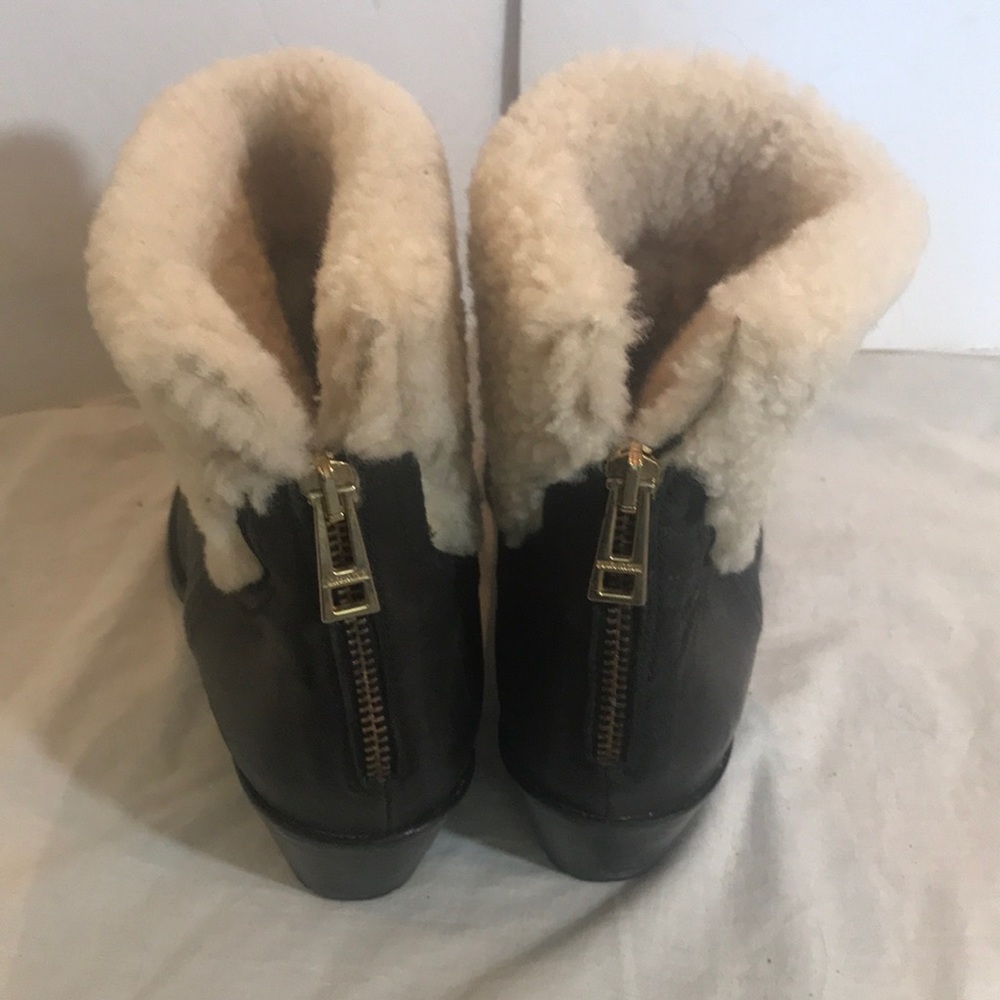 “ZADIG & VOLTAIRE” TEDDY Leather Ankle Boots. - Picture 16 of 16